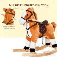 Animal Rocker,Kids Plush Toy Rocking Horse
