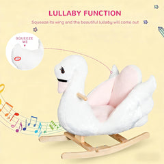 Plush Swan Rocking Horse,Rocking Horse Toy