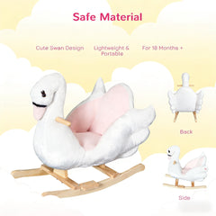 Plush Swan Rocking Horse,Rocking Horse Toy