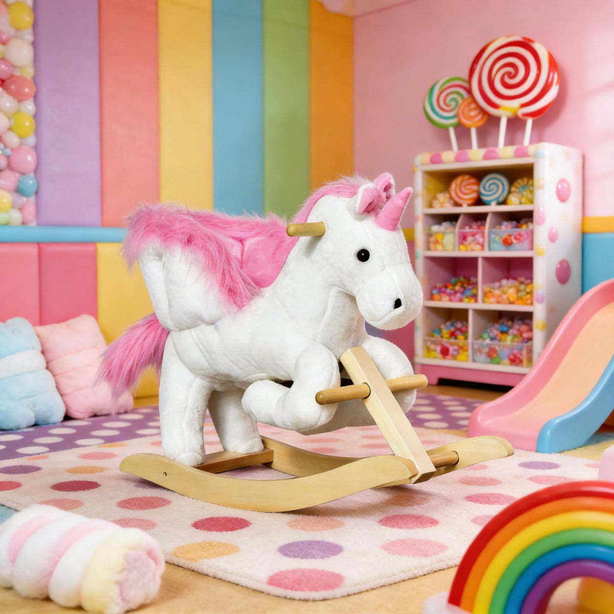 Play Toy,Unicorn Baby Rocking Horse Toy
