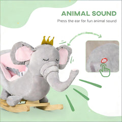 Elephant Rocking Chair,Toddler Rocker Toy