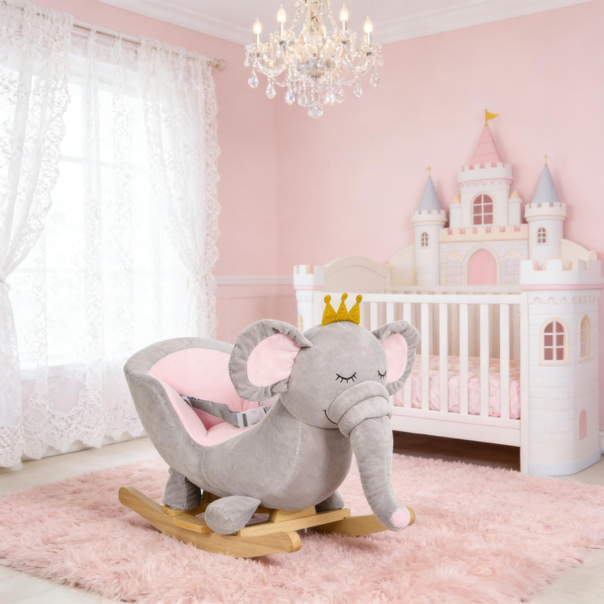 Elephant Rocking Chair,Toddler Rocker Toy