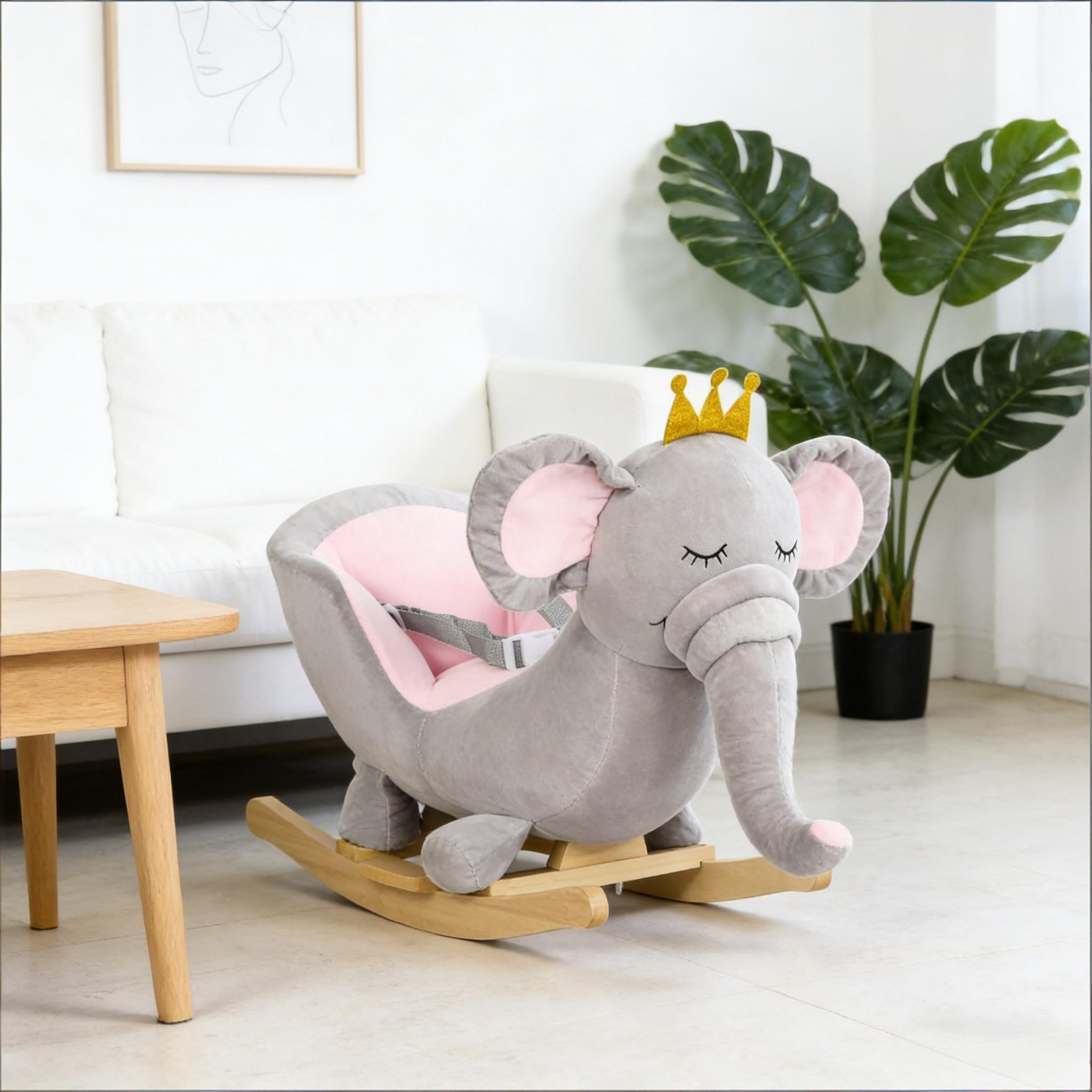 Elephant Rocking Chair,Toddler Rocker Toy