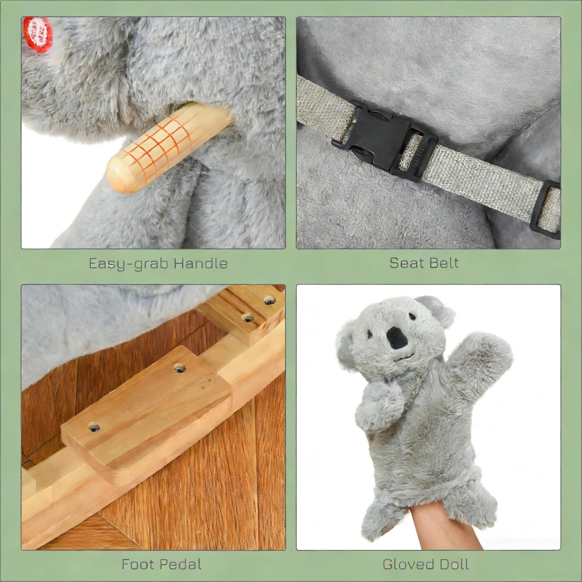 Koala-shaped Rocker,Kids Rocking Horse