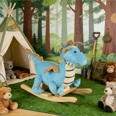 Dinosaur Rocking Soft Chair Toy,Kids Rocking Toy