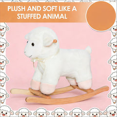 Lamb Rocking Soft Chair Toy,Kids Rocking Toy