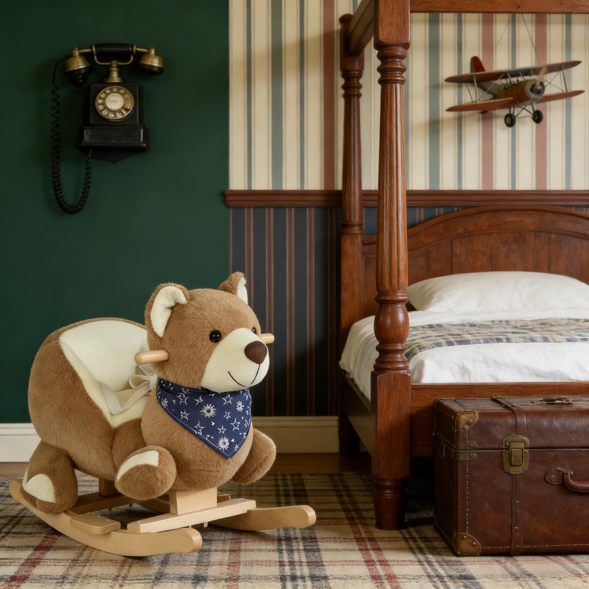 Bear Animal Rocker,Baby Rocking Horse