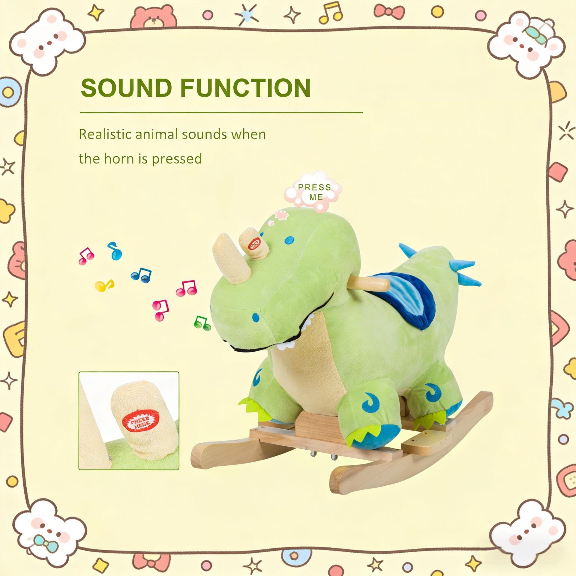 Dinosaur Rocker,Kids Rocking Horse