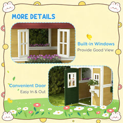 Toddlers Wooden Playhouse,Outdoor Kids Cottage