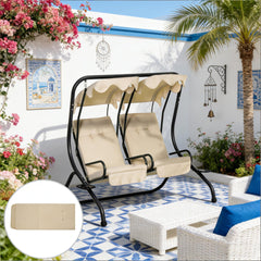 Set of 2 Replacement Cushions,Outdoor Porch Swing Cushions
