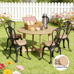 Set of 4 Round Seat Cushions,Chair Cushions