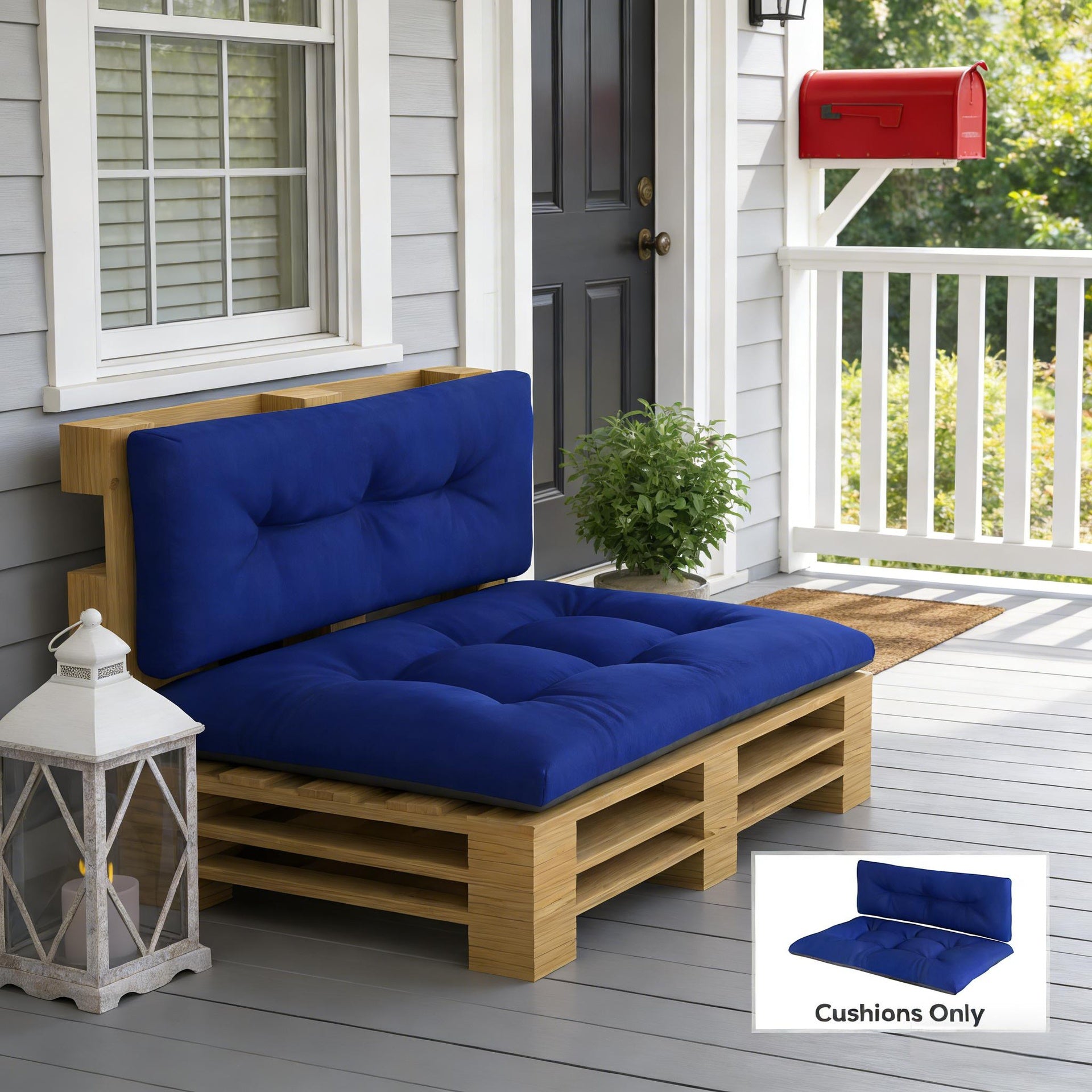 Thick Replacement Cushions,Outdoor 2 Chair Pallet Cushions