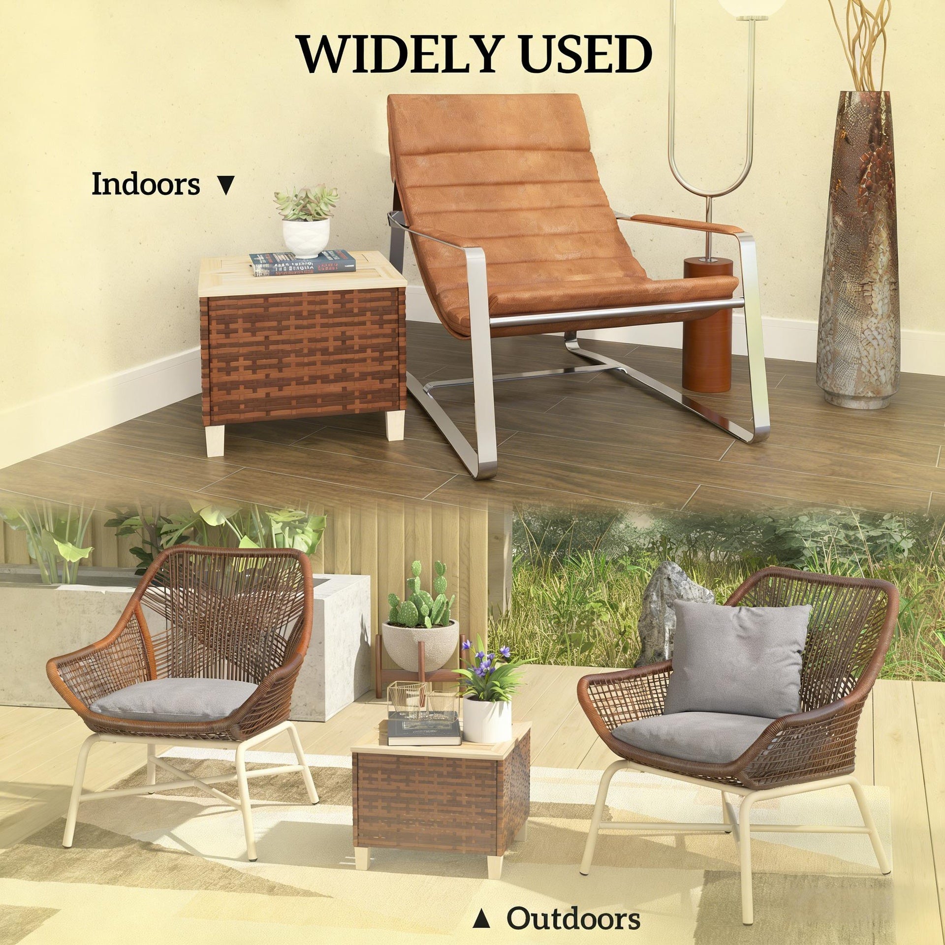 Small Outdoor Table,End Table,Outdoor Side Table