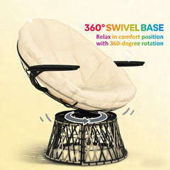 Circle Chair,Swivel Outdoor Papasan Chair