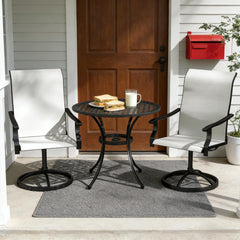Outdoor Dining Chairs,Swivel Chairs Set of 2