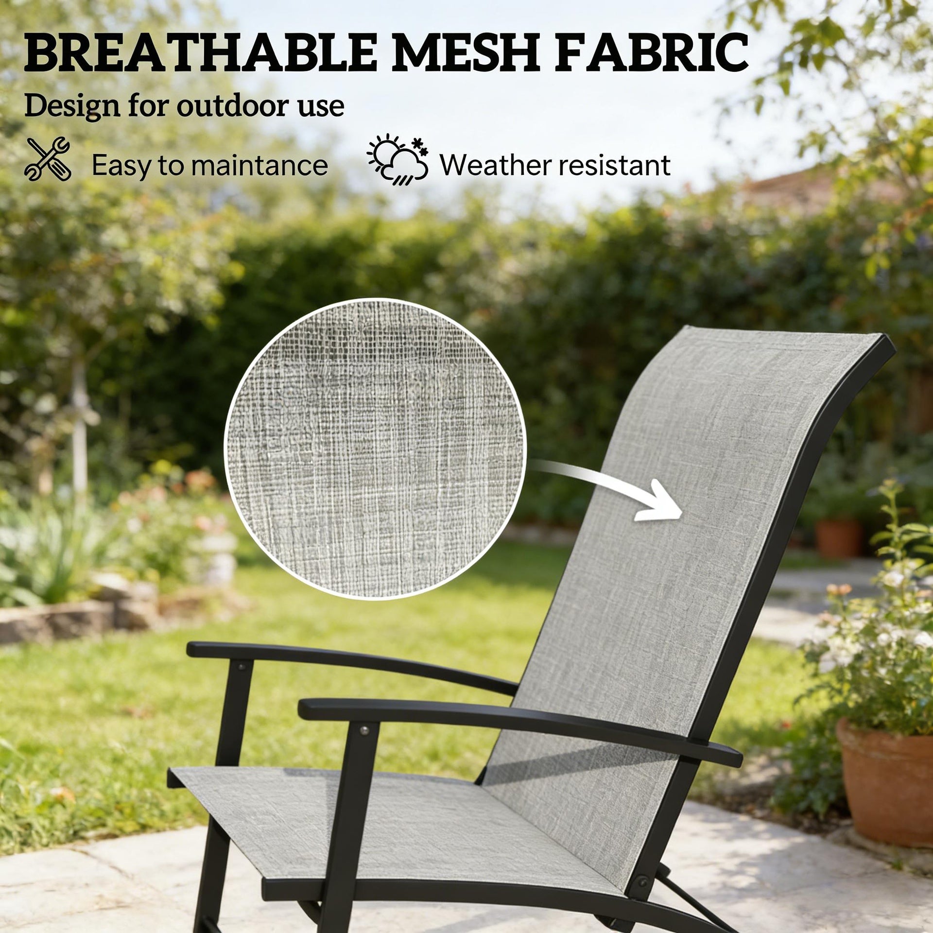 Folding Chairs,Set of 2 Outdoor Dining Chairs