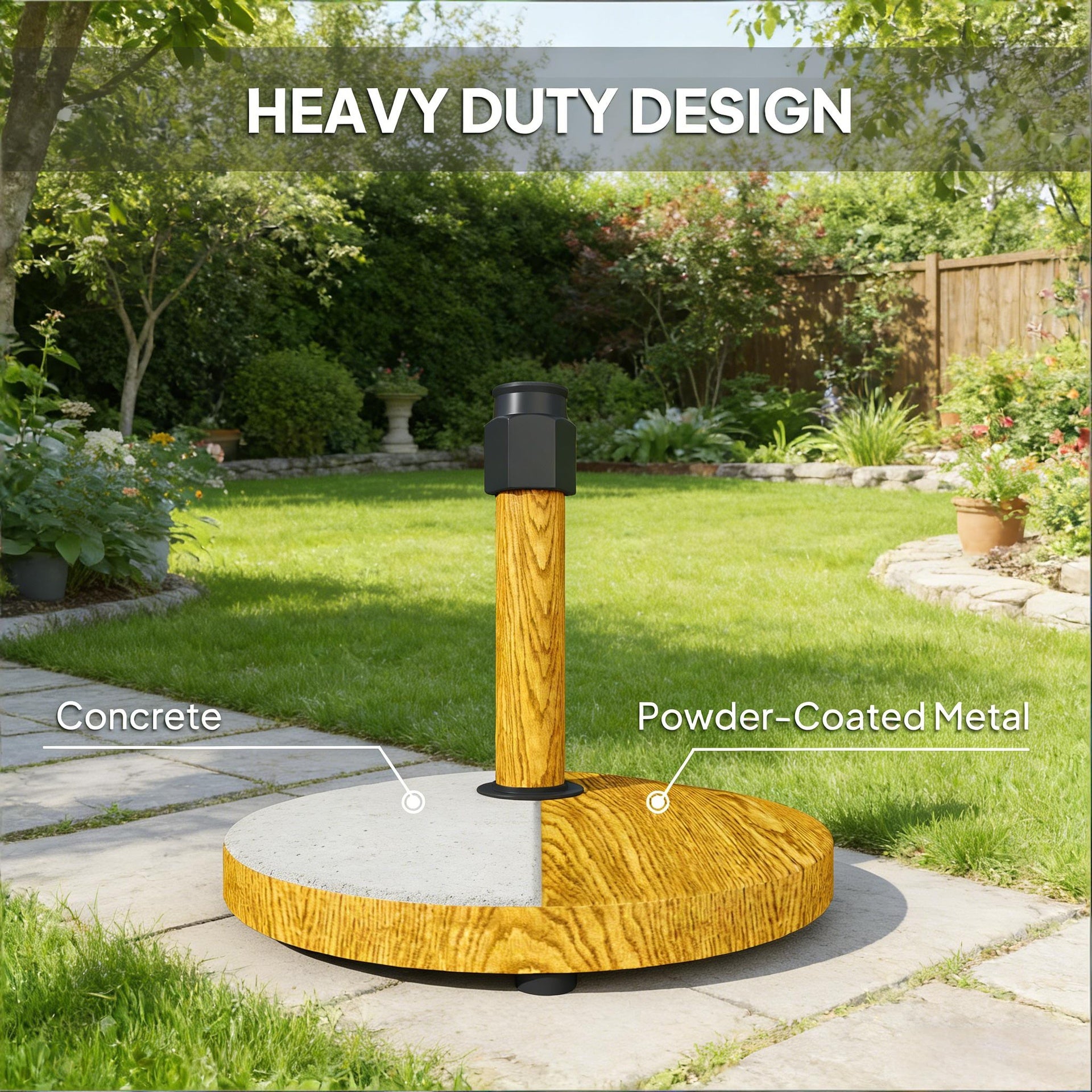 Heavy Duty Umbrella Stand Base,Patio Umbrella Base Holder