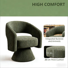 Barrel Chair,Swivel Accent Chair,Greeting Chair