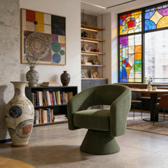 Barrel Chair,Swivel Accent Chair,Greeting Chair