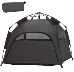Dog Tent  with Carry Bag, for Beach, Backyard, Home, Dark Gray