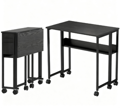 Foldable Desk with Storage Bag,Folding Computer Desk,for Small Spaces, Home Office