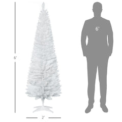 Christmas Tree, Slim Xmas Tree with Realistic Branch