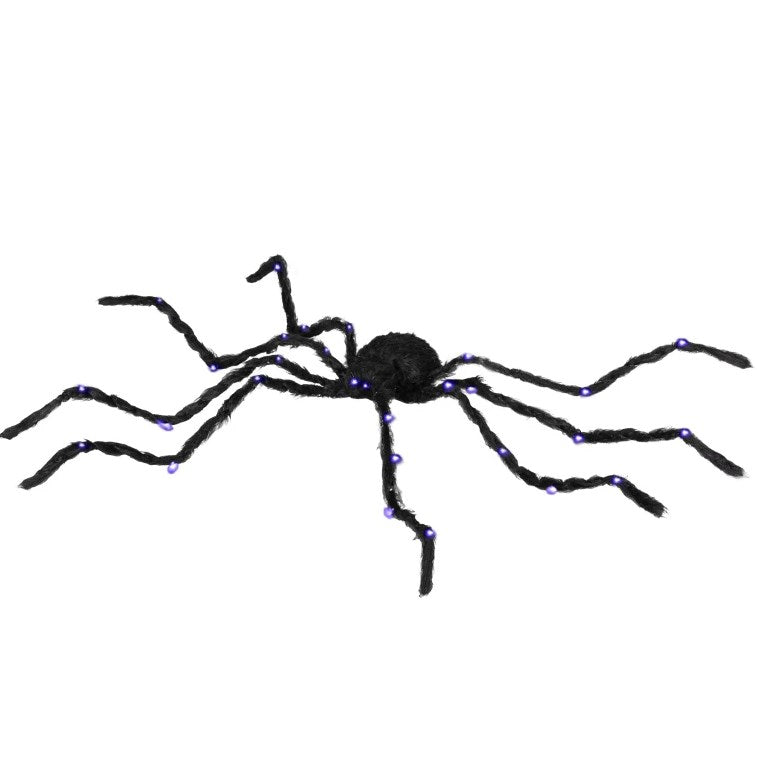 Halloween Yard Decor,Prop Light-up Oversized Spider,with Light Up Bendable Legs