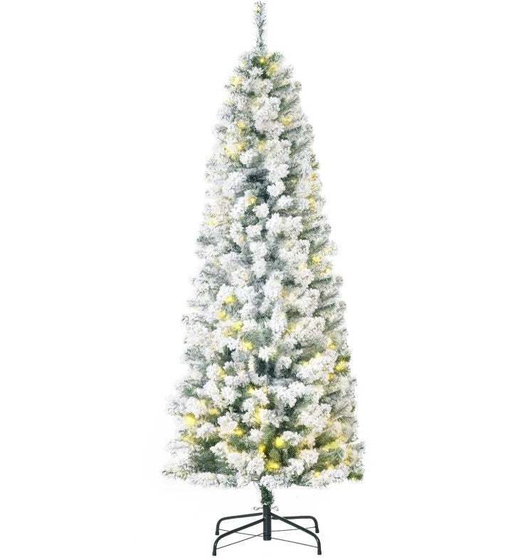 Easy to Assemble Fir Artificial Christmas Tree with Realistic Branches,LED Lights