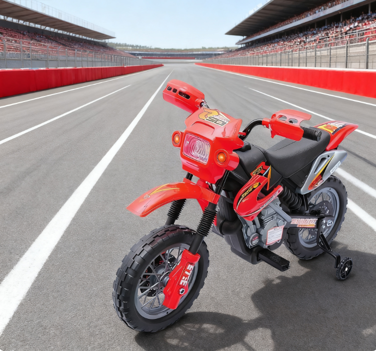 Motorcycle Kids Motorcycle Dirt Bike Electric Battery-Powered Ride-On Toy Off-road Street Bike