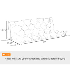 Patio Sofa/Couch Tufted Bench Cushion,Replacement Cushion for Swing Chair,for Outdoor Furniture