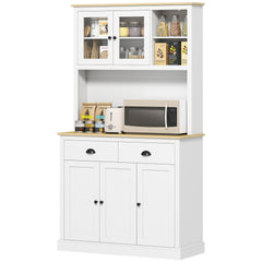 71" Tall Freestanding Kitchen Cabinet white