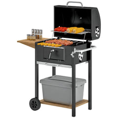 Black  Outdoor Portable Cooker Charcoal BBQ Grill
