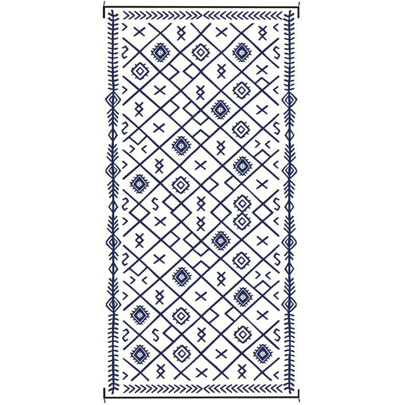 Easy to Maintain & Outdoor-Ready Outdoor Rug,Patio Rug,Reversible Outdoor Rug, Waterproof Plastic Straw with Carry Bag