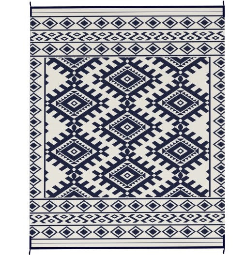 Reversible Rug,Portable Outside Camping Area Carpet Mat,Outdoor Rug for Patio for Decor,Reversible Rug