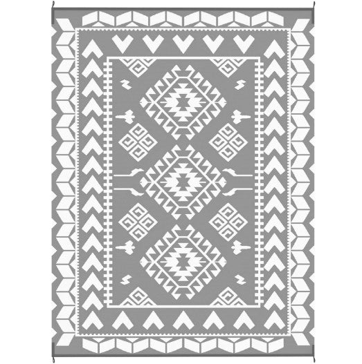 Outdoor Rug for Patio for Decor,Portable Outside Camping Area Carpet Mat,Reversible Rug