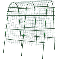 A-Frame Arch Trellis,Metal Garden Trellis,for Climbing Plants Outdoor,with Climbing Net