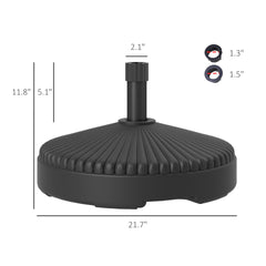 Umbrella Base,Round Patio Umbrella Base Holder,Heavy Duty Outdoor Umbrella Stand Base