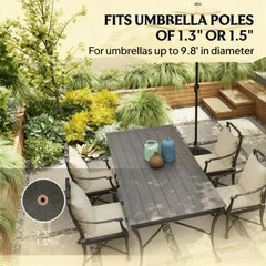 Umbrella Base,Round Patio Umbrella Base Holder,Heavy Duty Outdoor Umbrella Stand Base