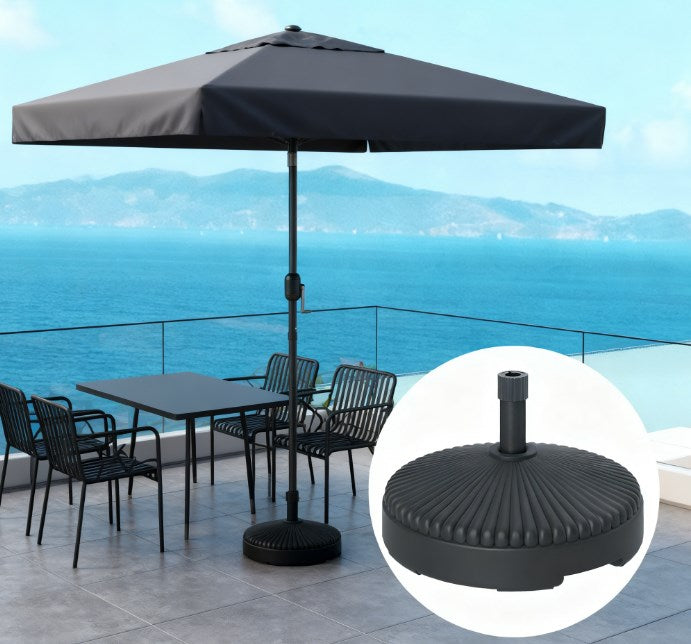 Umbrella Base,Round Patio Umbrella Base Holder,Heavy Duty Outdoor Umbrella Stand Base