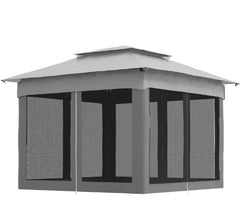 Easy to Setup Foldable Gazebo,Outdoor Patio Pop Up Canopy Gazebo Shelter with Zipper Netting,Carry Bag