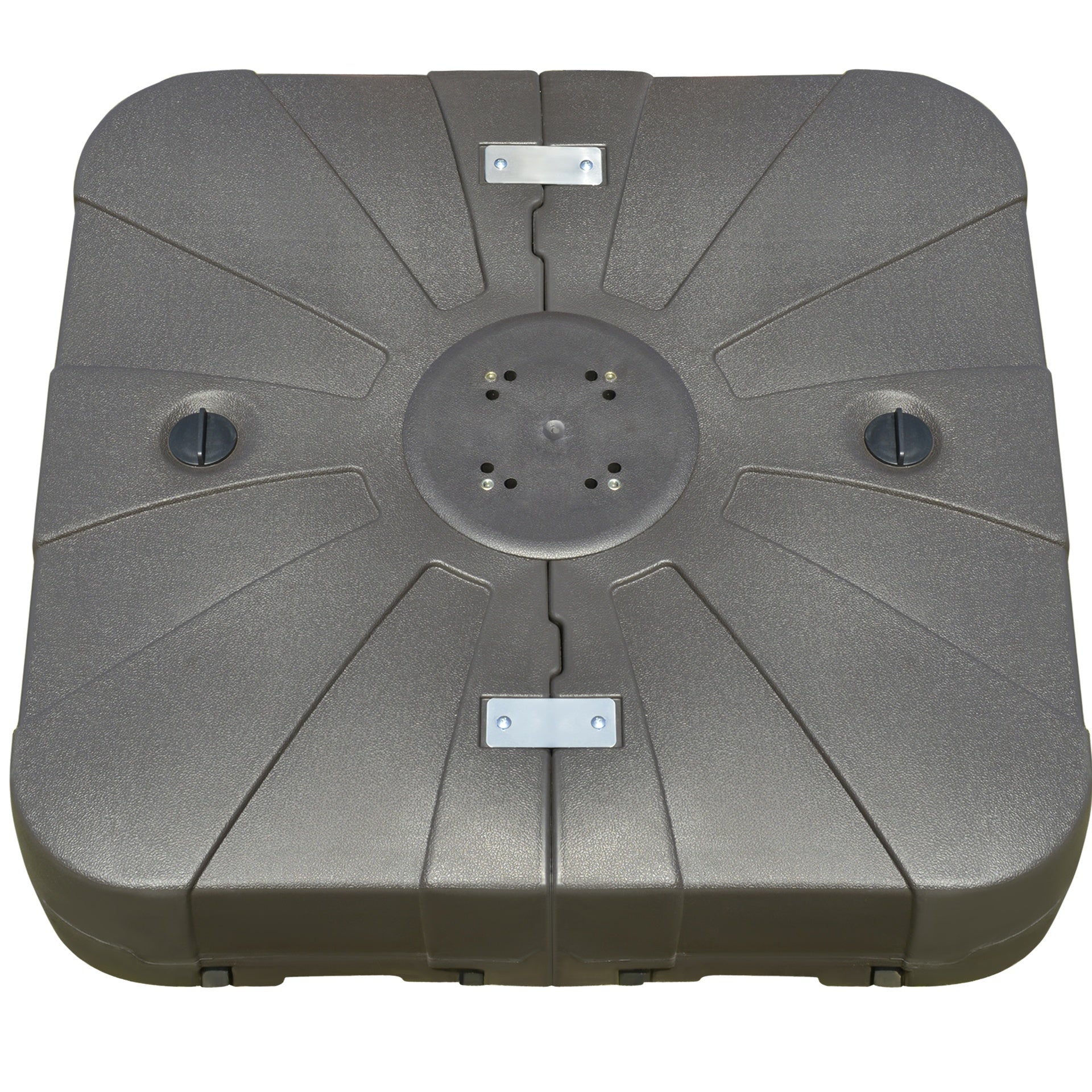 Heavy Duty Umbrella Stand,Square Cantilever Patio Umbrella Base with 4 Wheels for Easy Moving