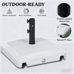 Durable Outdoor Umbrella Base,Umbrella Base with Wheels,Heavy Duty Outdoor Umbrella Stand Holder