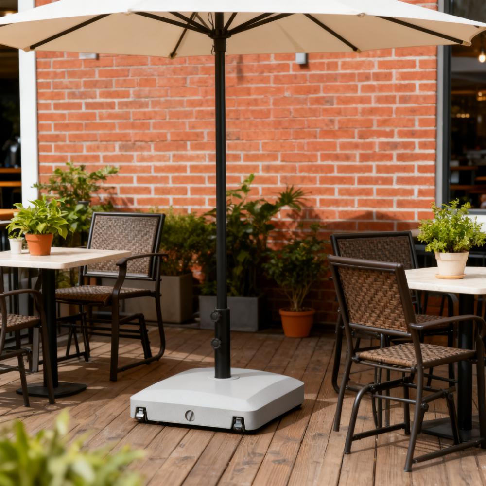 Durable Outdoor Umbrella Base,Umbrella Base with Wheels,Heavy Duty Outdoor Umbrella Stand Holder