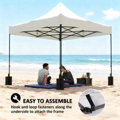 Replacement Canopy Top,Replacement Canopy Top for Pop Up Canopy Tent,with 4 Sand Bags