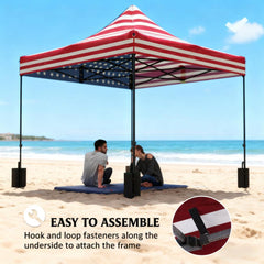 Universal Replacement Canopy Top,Replacement Canopy Top for Pop Up Canopy Tent,with 4 Sand Bags