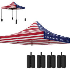 Universal Replacement Canopy Top,Replacement Canopy Top for Pop Up Canopy Tent,with 4 Sand Bags
