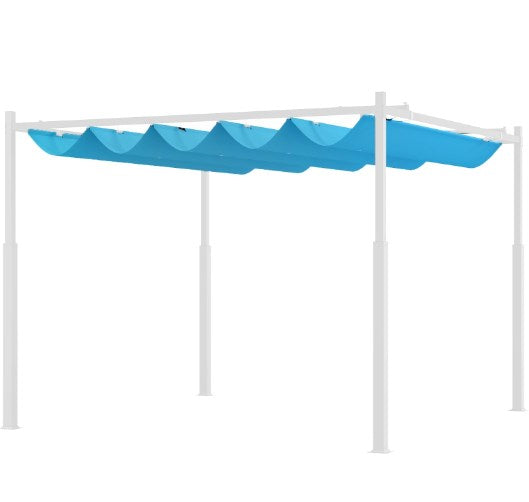 Outdoor Pergola,Retractable Pergola Canopy with Magnetic Fixture
