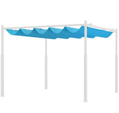 Outdoor Pergola,Retractable Pergola Canopy with Magnetic Fixture