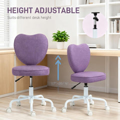 Heart Love Shaped Back Design Office Chair