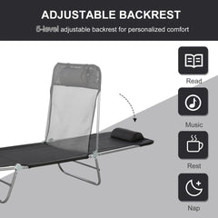 Sun Lounger Folding Chaise Lounge Pool Chairs